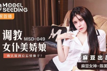 麻豆-調教女仆美嬌娘確認濕潤后忘情操干-陳美琳